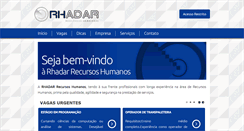 Desktop Screenshot of gruporhadar.com.br