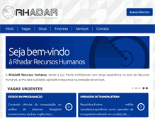 Tablet Screenshot of gruporhadar.com.br